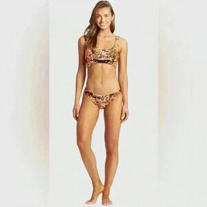NWT Sea Level Troppica Two Piece‎ Bikini Women’s Sz 6 Floral Beach Swimsuit